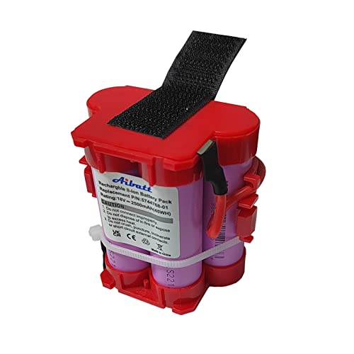 Aibatt Batteria Al Litio Da 2,5 Ah 18 V, Batteria Di Ricambio Per Robot Tosaerba Gardena R38Li,R40Li,R45Li,R50Li,R70Li,R75Li,R80Li Per Husqvarna Autom