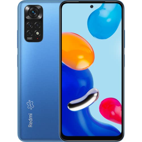 Xiaomi Redmi Note 11 - Smartphone 4+128Gb, Display Amoled Fhd+ 6.43” 90Hz, Snapdragon 680, Quadrupla Fotocamera 50Mp, 5000Mah, Twilight Blue