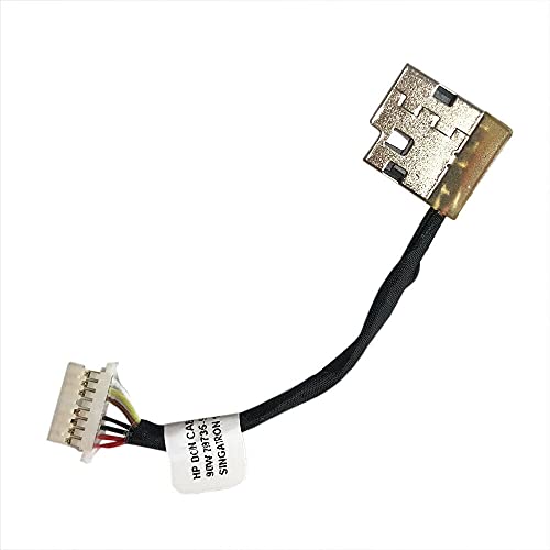 Mmobiel Dc Power Jack Connettore Dock Ricambio Cavo Flex Compatibile Con Hp 17-By, X360 M6-W M6-P M6-Aq M6-Ar Serie, 14M-Ba 15-Au M3-U Serie. Hp Pavil