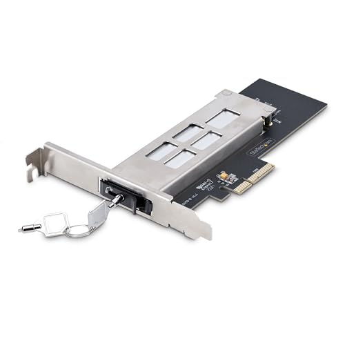 Startech.Com Rack Rimovibile Per Ssd M.2 Nvme A Pcie X4 / Backplane Mobile Per Slot Di Espansione Pci Express, Alloggiamento Per Pcie 4.0/3.0 Hot-Swap