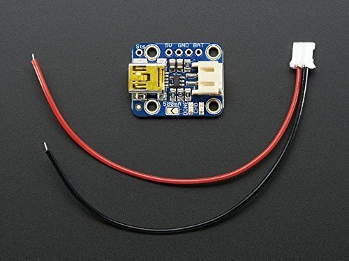 Adafruit Mini Lipo W/Mini-B Usb Jack - Caricatore Usb Liion/Lipoly - V1