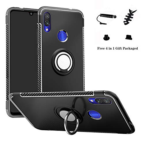 Lfdz Xiaomi Redmi Note 7 Custodia, Resistente Tpu Case Design 360 Grado Rotazione Protective Custodia Cover Per Xiaomi Redmi Note 7 / Redmi Note 7 Pro