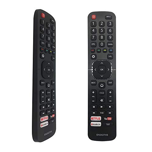 Sostituito Telecomando Hisense En2X27Hs Per Telecomando Hisense Smart Tv Lcd Led Ultra Hd Tv 65K5500Uwts H32M2600 H40M3300 H40Mec3350 - Telecomando Tv