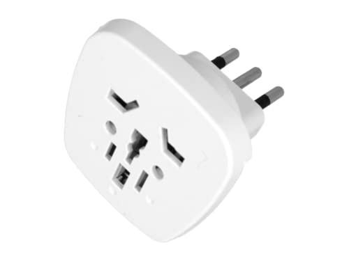 Adattatore Universale Da Viaggio A Italia, Convertitore Da Uk Usa Cina A Spina 10A Italiana (57X57X42Mm, 1 Pcs)