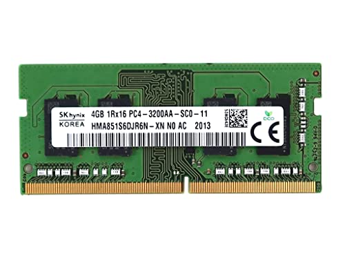 Hynix Hma851S6Djr6N-Xn - Modulo Di Memoria Ddr4 3200Mhz Non-Ecc Sodimm Ram Pc4-25600 Cl22 Per Laptop, Mini Desktop E Sistemi Tutto In Uno