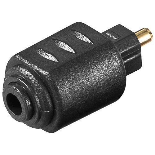 Cablepelado – Adattatore Audio Digitale Toslink Maschio A Mini Toslink 3.5 Mm Nero