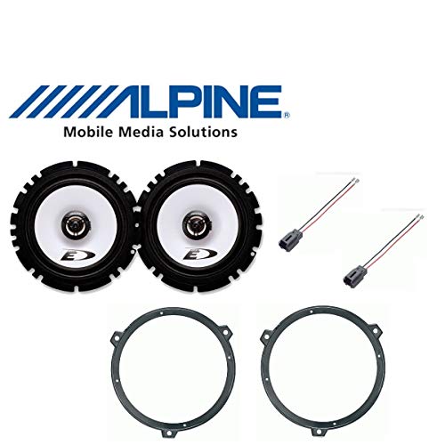 Kit 2 Casse Coassiali Per Fiat Panda Dal 2003 Al 2012 Qualità Con Adattatori E Supporti Altoparlanti Alpine Predisposizione Posteriore