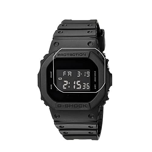 Pellicola Protettiva Compatibile Con Serie Casio Dw-5600, Durezza 9H, Antigraffio, Anti-Impronte, In Vetro Temperato Trasparente [2 Pezzi]