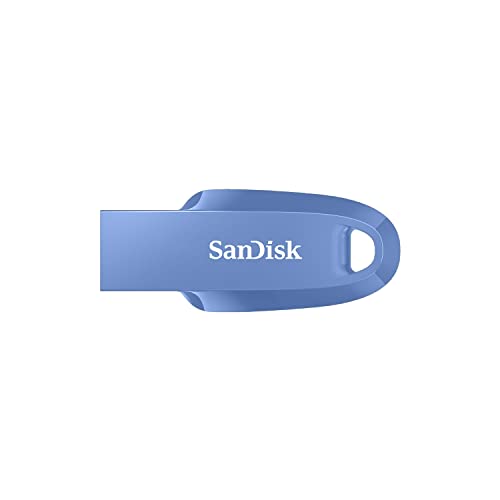 Sandisk 256Gb Ultra Curve Usb 3.2 Flash Drive Blu Marino Fino A 100 Mb/S
