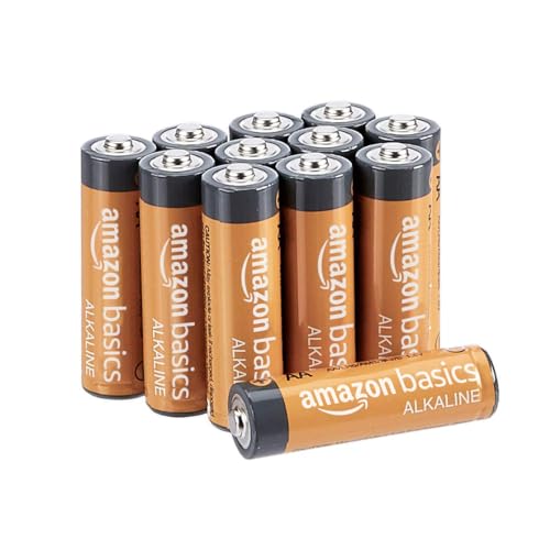 Amazon Basics - Batterie Stilo Alcalino Aa Performance, Confezione Da 12