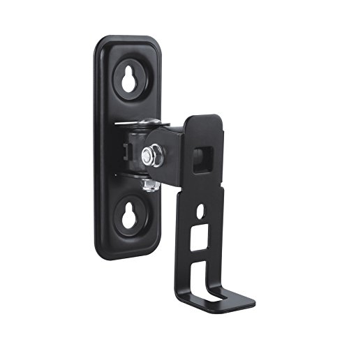 Puremounts Pm-Som-01 Staffa Per Altoparlanti (1/4 "O Play1), Inclinabile: Da -50 ° A + 90 °, Orientabile: Da -60 ° A + 60 °, Distanza Dalla Parete: 86