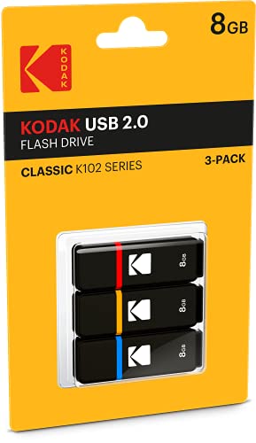 Emtec - Usb2.0 K100 8 Gb P3 8 Gb Usb 2.0 Nero Unità Flash Usb - Chiavetta Usb (Usb 2.0, Usb 2.0, Type-A, Coperchio, Nero, Blu, Rosso, Giallo, Blister)