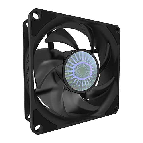 Cooler Master Sickleflow 80 Ventola Per Case - 80 Mm, Lame Airbalance Migliorate, 30 Cfm, 2.75 Mm H2O, Da 6 A 25 Dba, Pwm 4-Pin - Nera Non-Led