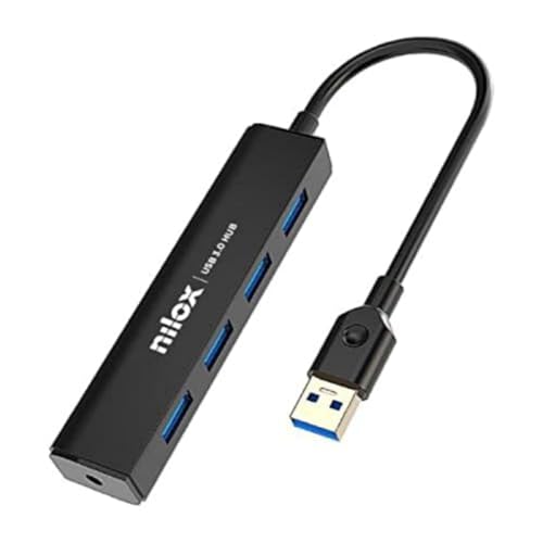 Nilox Hub Usb 4-3.0 Black