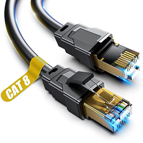 Akake Cavo Ethernet Cat 8, 0,5 M, 1 M, 2 M, 3 M, 5 M, 6 M, 9 M, 12 M, 15 M, 18 M, 30 M, Cavo Di Rete Internet Ad Alta Velocità, Cavo Lan Professionale