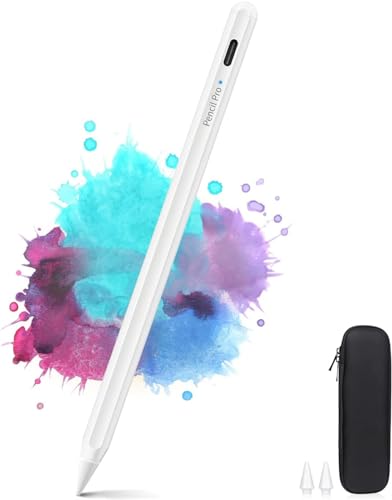 Ylsci Stylus Penna Per Ipad, Penna Touch Per Ipad Con Palm Rejection, Custodia Portapenne, Compatibile Con Ipad Pro (11 "/12,9"), Ipad 6/7 / 8, Ipad A