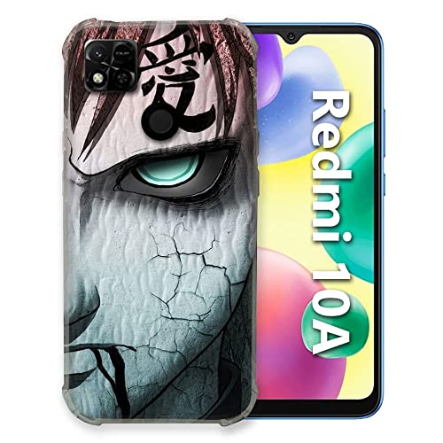 Cover Per Xiaomi Redmi 10A Manga Naruto Gaara