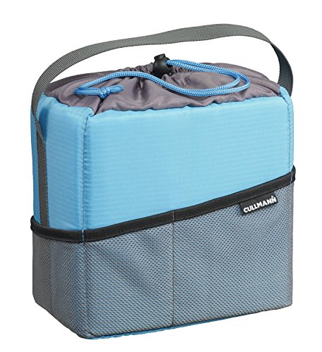 Cullmann, Antiurto, Per Macchine Fotografiche Csc E Dslr E Attrezzatura, Colore: Grigio/Azzurro