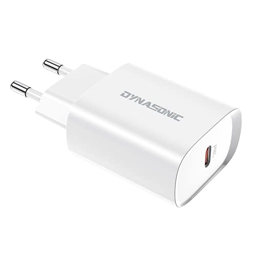 Dynasonic Caricatore Usb C 20W Caricabatterie Pd Quick Charge Ricarica Per Mobiles (Type-C)