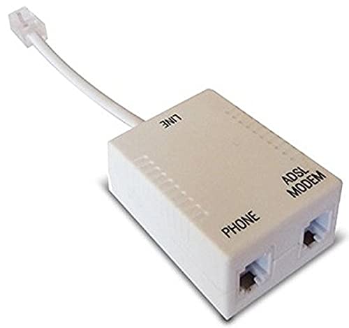 Waytex 39309 Filtro Adsl Rj45 Cavo 2 X Rj11 0,10 M Beige