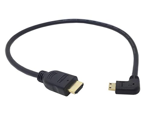 System-S 51263823 - Cavo Ad Angolo Da Mini Hdmi A Standard Hdmi, 50 Cm
