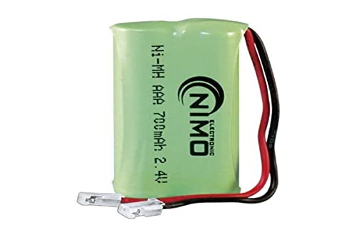 Nimo - Confezione Di Batterie 2,4 V/700 Mah Ni-Mh.