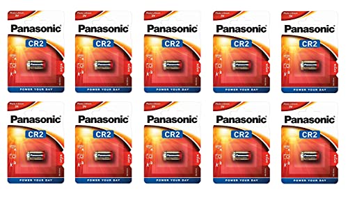 Batteria Al Litio Panasonic Cr2 3 V - Blister 1 X10 - Scatola 10 Blister