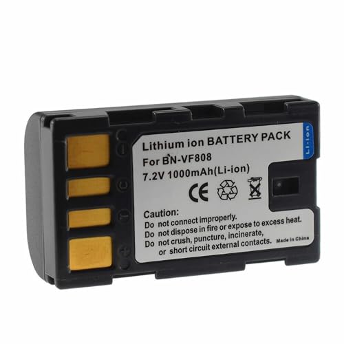 Amsahr Grade A Celle Della Batteria (800 Mah, 3.6 V) Per Jvc Grigio