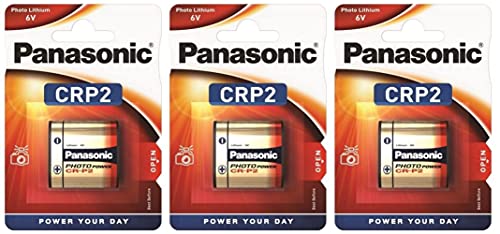 Batteria Al Litio Panasonic Crp2 6 V - Blister 1 X3 - Confezione Da 3 Blister