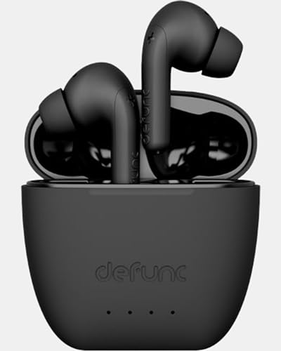 Defunc - True Mute - Auricolare Wireless Con Funzione Di Riduzione Attiva Del Rumore Nero (Nero)