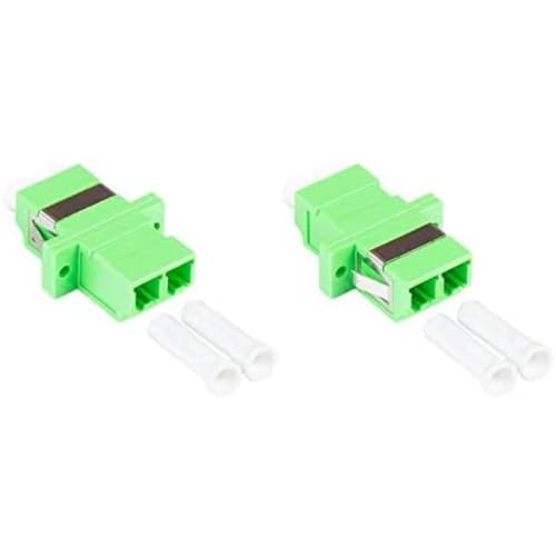 Good Connections Giunto Duplex Lwl - Lc (Apc) A Lc (Apc) - Per Cavo Os2 - Modalità Singola - Alloggiamento In Plastica Con Flangia, Manicotto In Ceram