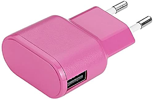 Aiino Apple Wall Charger Caricabatteria Da Parete Caricatore Usb Da Muro Portatile 1Usb 1A, Rosa