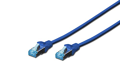 Digitus Patch Cable, Sftp, Cat5E, 0.5 M, Blu – (Cavo Di Rete Sftp, Cat5E, 0.5 M, Blu) Blu, Cat-5E - 0,5 M, Cavo Patch - Sf-Utp - Pvc