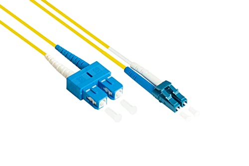 Good Connections Os2 - Cavo In Fibra Ottica Duplex Maschio Lc A Sc, Modalità Singola 9/125, Polarità Sostituibile, Cavo In Fibra Ottica, 0,5 M / 50 Cm