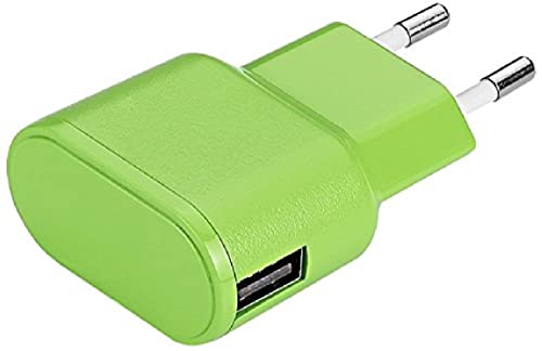 Aiino Apple Wall Charger Caricabatteria Da Parete Caricatore Usb Da Muro Portatile 1Usb 1A, Verde