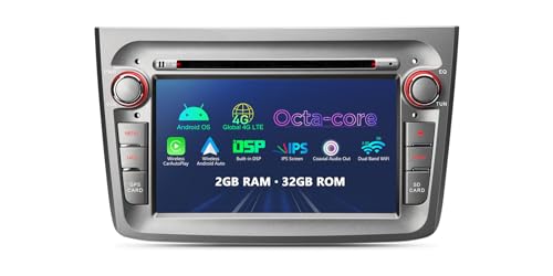Xtrons Ie72Mtag Autoradio Gps Per Alfa Romeo Mito Android 12 Wifi 4G Usb Carplay Dsp