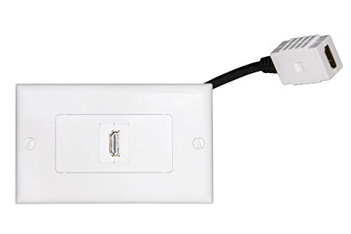 Link Lklor03 Placca Mod 503 Con Connettori Hdmi Femmina/Femmina Con Cavetto Cm 14