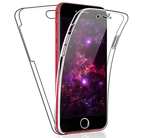 Tumundosmartphone Cover Completa Trasparente Pc+Tpu Full Body 360 Per Iphone Se 2020