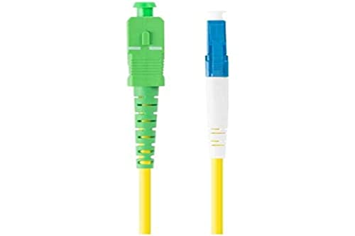 Lanberg Tubo Mono Lc/Upc-Sc/Apc Simplex G657A1 Lszh Fibra Gialla 2M