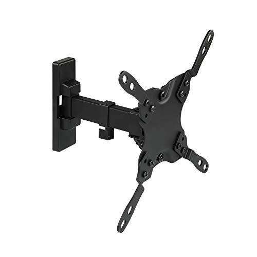 Tooq Lp2042Tnl-B - Supporto Da Parete Inclinabile E Girevole Per Monitor/Tv/Led Da 13 "A 42", Distanza Dalla Parete Da 60 Mm A 190 Mm, Inclinazione A