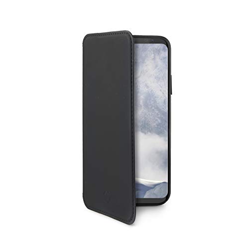 Celly Prestige - Libreria Per Samsung Galaxy S9, Colore: Nero