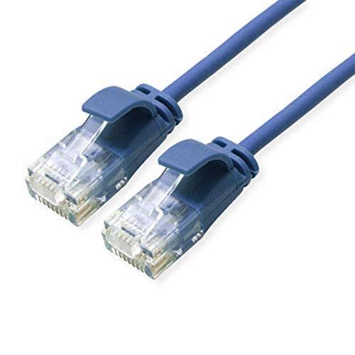 Roline 21.15.3943 - Cavo Di Rete Rj45, Cat 6A U/Utp, 1 M, Colore: Blu