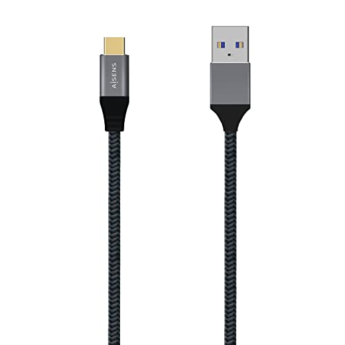 Cable Usb 3.1 Aisens A107-0630 Usb Tipo-C Macho Usb Macho 50Cm Gris