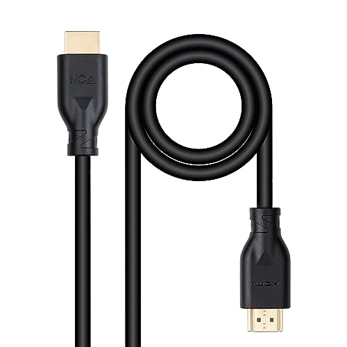 Nanocable 10.15.3903 - Cavo Hdmi V2.0 4K@60Hz 18Gbps Connettore Tipo A Maschio A Tipo A Maschio Ccs, Nero, 3 M
