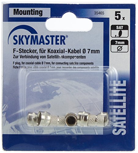 Skymaster Set 5 Set Spine F, Diametro 7 Mm Nero