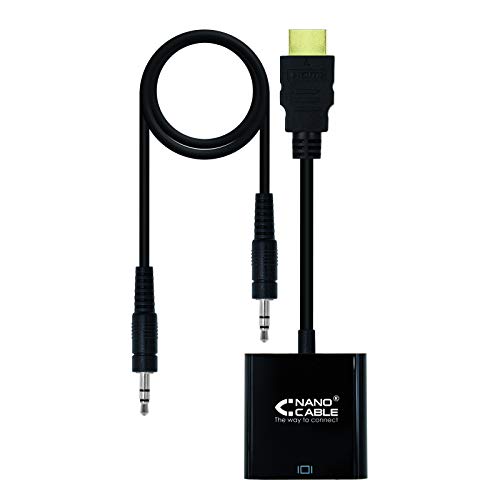 Nano Cavo 10.16.2001-Bk – Convertitore Da Hdmi A Svga + Audio