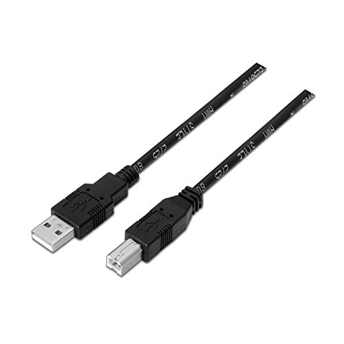 Aisens Cable Usb(A) A Usb(B) A101-0007 Negro Usb 2.0/3M A101-0007