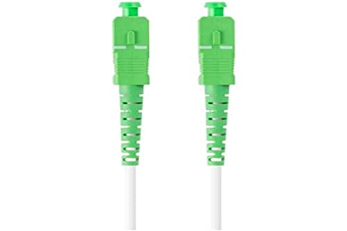 Lanberg Mono Sc/Apc-Sc/Apc Simplex G657B3 Lszh Cavo In Fibra Bianco 20M