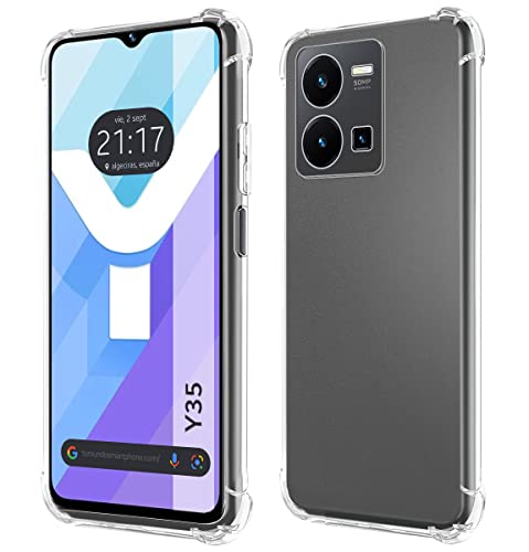 Tumundosmartphone Cover Silicone Anti Colpi Trasparente Per Vivo Y35