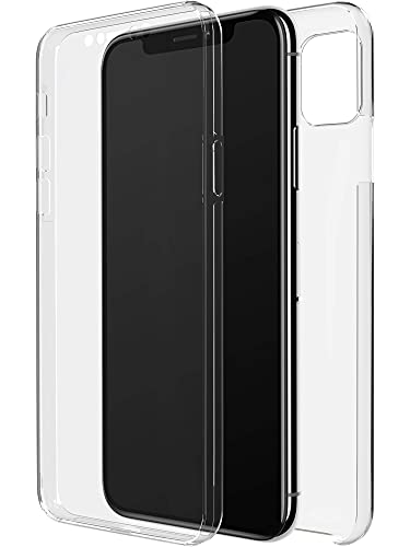 Hama Black Rock - Custodia Protettiva 360° Clear Per Apple Iphone 11 Pro Max, Protezione Perfetta, Design Sottile, In Plastica Trasparente, 360°